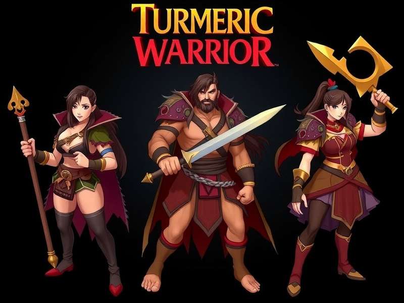 Main Characters of Turmeric Warrior