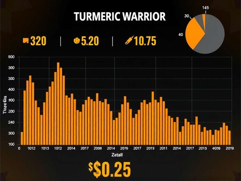 Turmeric Warrior Download Statistics Graph